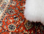 Unique Loom Sialk Hill Collection Area Rug - Washington (5' 1" x 8' Rectangle Terracotta/Cream)