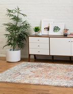 Unique Loom Isabella Collection Area Rug - Adjani (5' 1" x 8' Rectangle, Multi/ Beige)
