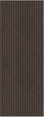 Ottomanson 2'7" x 49' Hallway Runner with Scraper Pile - Extra Durable Non-Slip Rug Mat for Indoor & Outdoor Use - Ideal for Kitchen, Entryway & Garage - High-Traffic Carpet, Brown