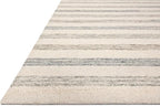 Loloi Chris Loves Julia Chris Collection CHR-05 Ivory/Slate 9'-3" x 13', .50" Pile Height, Area Rug