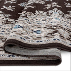Home Dynamix Premium Sakarya Traditional Medallion Border Area Rug, Brown, 7'9"x10'8" , Rectangular