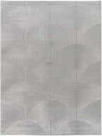 Paco Home Modern Area Rug with Minimalist Arched Lines in Neutral Grey, Size: 2'8" x 4'11"
