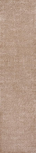 Eyely UES100G-210 Supersoft Haze Solid Low-Pile Indoor Runner Rug Casual;Contemporary;Solid;Traditional, Bedroom, Kitchen, Living Room, Easy-Cleaning, Non-Shedding, 2 X 10, Beige