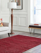 Unique Loom Finsbury Collection Area Rug - Kate (4' 1" x 6' 1" Rectangle, Red)