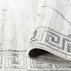 GLORY RUGS Area Rugs Marble 2x7 Cream Gray Carpet Modern Abstract Rug Living Room Dining Bedroom Rug