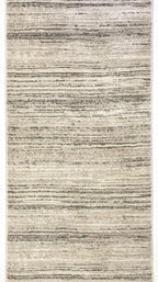 Well Woven Custom Size Hallway & Stair Runner- Harlow Delphi Cream Beige 31 Inches Wide x 21 Feet Long Runner (31" x 21') Runner Rug - Modern Stripes Pattern, Ultra-Soft, Easy-Clean