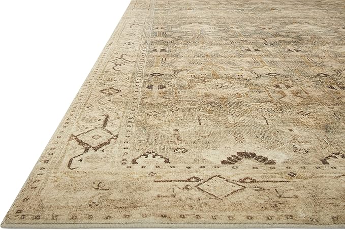 Loloi Margot Collection MAT-04 Antique/Sage 5'-0" x 7'-6" Area Rug feat. CloudPile, No-Shed Easy Clean Large Patterned Area Rug for Living Room, Bedroom, Dining Area