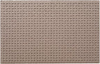 LUMI Washable Door Mat Indoor Entrance 36x60, Dirt Trapper Front Door Mats with Absorbent Interior and Non-Slip Rubber Backing, Entryway Doormat, Beige