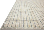 Loloi Amber Lewis Bexley Collection BEX-04 Slate/Natural 6'-6" x 9'-3" Area Rug Neutral, Textured, Living, Bedroom, Dining, Carpet