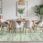 8x10 Modern Abstract Area Rug for Bedroom, Lime Green Large Super Soft Washable Rugs with Non-Slip, Non-Shedding Carpet for Living Room, Indoor Door Mat for Office Home Décor