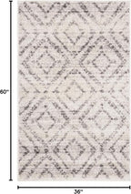 SAFAVIEH Adirondack Collection Accent Rug - 3' x 5', Light Grey & Grey, Modern Distressed Design, Non-Shedding & Easy Care, Ideal for High Traffic Areas in Entryway, Living Room, Bedroom (ADR131C)