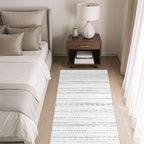 Nakagishi 2X4 Rug Washable Area Rug: Small Soft Boho Farmhouse Neutral Moroccan Non Slip Indoor Low Pile Accent Floor Throw Carpet for Bedroom Bathroom Entryway Kitchen Hallway Closet Home Door - Grey