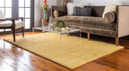 Unique Loom Solo Collection Area Rug - Calabasas (5' 3" x 7' 7" Rectangle, Yellow)