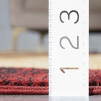 Well Woven Dulcet Bingo Red Modern Geometric (7'10" x 9'10") Area Rug