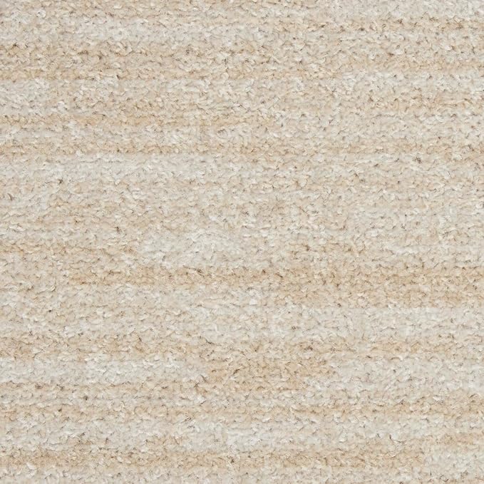 Nourison Home Nourison Essentials Ivory Beige 2'2" x 16' Area Rug - Easy Clean, Non Shedding, Bed Room, Living Room, Dining Room, Kitchen (16' Runner)