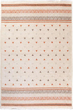 Alfa Rich 4x6 Beige Terracotta Washable Area Rugs for Living Room Kitchen Bedroom Decor Rug