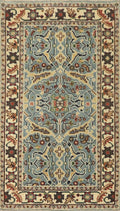 Transitional Collection 5' 0'' X 2' 11'' Rug Rug, All-Over 100% Wool Carpet for Home Décor, Foyer and Hallway
