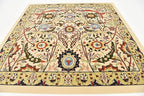 Unique Loom Espahan Collection Area Rug - Cape Cod (8'Square, Cream/ Black)