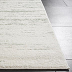 SAFAVIEH Area Rug 4x6 - Adirondack Collection - Sage & Ivory, Modern Ombre Design, Non Shedding & Easy to Clean, Ideal for Living Room, Bedroom, Office, Dining Space (ADR113X)