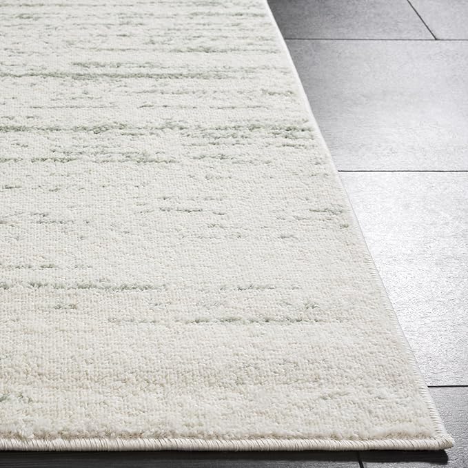 SAFAVIEH Area Rug 4x6 - Adirondack Collection - Sage & Ivory, Modern Ombre Design, Non Shedding & Easy to Clean, Ideal for Living Room, Bedroom, Office, Dining Space (ADR113X)