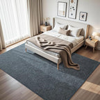 HQAYW 4x6 Area Rugs for Living Room Bedroom, Modern Thickened Memory Foam Soft Rug, Indoor Low Pile Minimalist Washable Non Slip Carpets for Kids Girls Boys Nursery Dorm Home Decor, Navy Blue