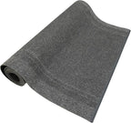 English Home Custom Size Non Slip Striped Design Light Weight Durable PVC Backing Thin Pile Runner Rug (36" x 13')