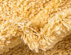 Unique Loom Davos Shag Collection Area Rug - Solid (2' 2" x 8' Runner, Sun Yellow)