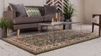 Unique Loom Sialk Hill Collection Area Rug - Washington (9' x 12' Rectangle Green/Hunter Green)