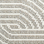 Nourison Home Textured Home Grey Ivory 3'11" x 5'11" Area Rug - Easy Clean, Non Shedding, Bed Room, Living Room, Dining Room, Kitchen (4' x 6')