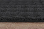 CAMILSON Modern Dark Gray Non Slip Rug 5x7 Ultra Soft High Pile Area Rugs Non Skid Rubber Backing Durable & Easy to Clean Carpet for Living Room Bedroom Kids Room Indoor Use (5 x 7 Dark Gray)
