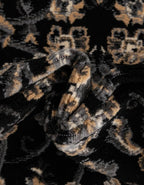 Unique Loom Sialk Hill Collection Area Rug - Washington (3' 3" Round Black/Gray)
