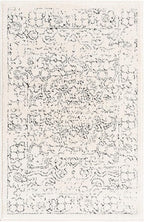Unique Loom Isabella Collection Area Rug - Adjani (2' x 3' 1" Rectangle, White/ Blue)