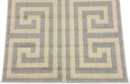 Unique Loom Athens Collection Classic Geometric Modern Border Design Area Rug (3' 3 x 5' 3 Rectangular, Gray/ Beige)