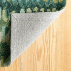 Dash and Albert Paint Chip Wool Area Rug - 2' x 3' Moss Graphic Hand Micro Hooked Accent Rug - Durable, High Traffic Areas Hallway, Living Room, Stairs
