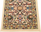 Unique Loom Espahan Collection Area Rug - Cape Cod (2' 2" x 8' 2" Runner, Cream/ Black)