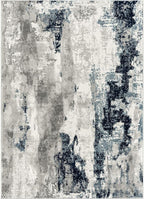 LUXE WEAVERS Kimberly Collection Ivory 4x5 Modern Abstract Area Rug