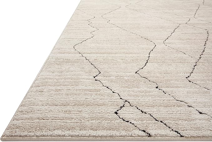 Loloi Darby Collection DAR-03 Sand/Charcoal 9'-2" x 13' Area Rug