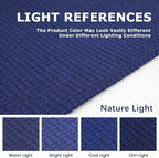 KOZYFLY Runners for Hallways 2x8 ft Washable Kitchen Runner Non Slip Rubber Backed Hall Runners Cotton Entryway Runner Rugs Floor Carpet for Indoor Backdoor Bedroom Kitchen, Royal Blue/Navy