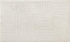 Pauwer 3x5 Washable Area Rugs for Living Room Modern Beige Solid Color Soft Fluffy Rugs for Bedroom Non Slip Boho Accent Indoor Mat Floor Carpet Cover for Kids Room Dining Room Kitchen Office, Beige