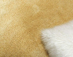 Unique Loom Solo Collection Area Rug - Calabasas (6' 1" Round, Yellow)