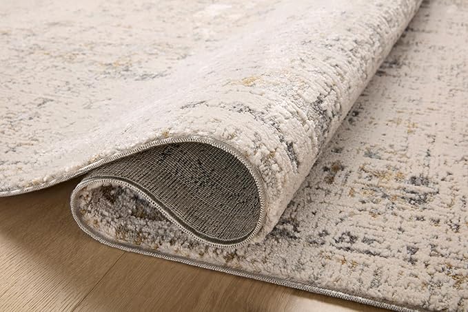 Loloi Amber Lewis Alie Collection ALE-02 Sand/Sky 2'-3'' x 3'-10'', .13'' Pile Height, Accent Rug