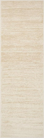 SAFAVIEH Adirondack Collection Runner Rug - 2'6" x 20', Champagne & Cream, Modern Ombre Design, Non Shedding & Easy to Clean, Ideal for Hallway, Foyer, Kitchen, Entryway, Bedroom (ADR113W)