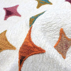 Alfa Rich 3x5 Moroccan White Area Rugs for Living Room Decor Washable Cotton Pet Friendly Runner