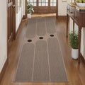 Tangsoo Rainbow Easy Jute Rug 2x6 Washable Kitchen Runner for Hallways,Non-Slip Thin Farmhouse Carpet Modern Indoor Outdoor Runner Door Mat for Porch Laundry Bedroom Entryway