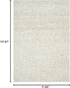 Abani Rugs Arto ART200A Contemporary Cheetah Print Area Rug
