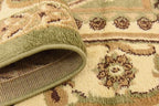 Unique Loom Versailles Collection Traditional Classic Medallion Floral Motif Area Rug (6' 0 x 6' 0 Square, Green/ Ivory)