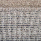 Hand Knotted Loom Wool ECO-Friendly Area Rugs - 2'6''x10', Runner, Beige Color, Solid Plain Design, High Pile Handmade Anti Skid Area Rugs for Living Room, Bed Room (L00111)