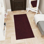 Ottomanson 2' x 5' Hallway Runner with Scraper Pile - Extra Durable Non-Slip Rug Mat for Indoor & Outdoor Use - Ideal for Kitchen, Entryway, Patio & Garage - High-Traffic Carpet, Red