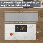 Boho 2x8 ft Runners for Hallways Extra Long Woven Washable Kitchen Runner Mat Rugs Non Slip, Soft Entryway Laundry Hall Floor Runner Carpet for Indoor Backdoor Bedroom Hallway Living Room, Gray