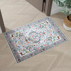 Rugcomf Entryway Rug 2x3 Rug Door Mat Indoor Entrance Washable Rug Small Non-Slip Low Pile Throw Rugs for Entryway, Kitchen, Front Door Indoor Entrance, Entry(Colorful)